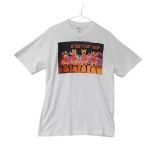 MEAN GIRLS Winter Talent Show Graphic T Shirt White Men's Size Medium